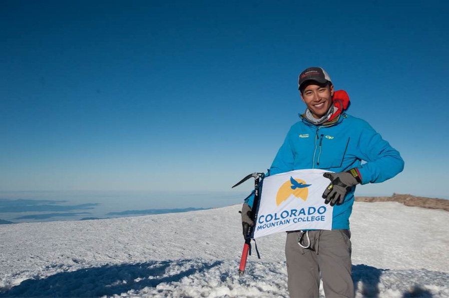 photo - Don Nguyen on a mountain peak