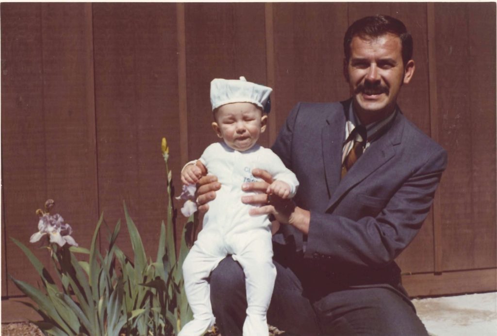 photo - Rolly Bouchard with his son